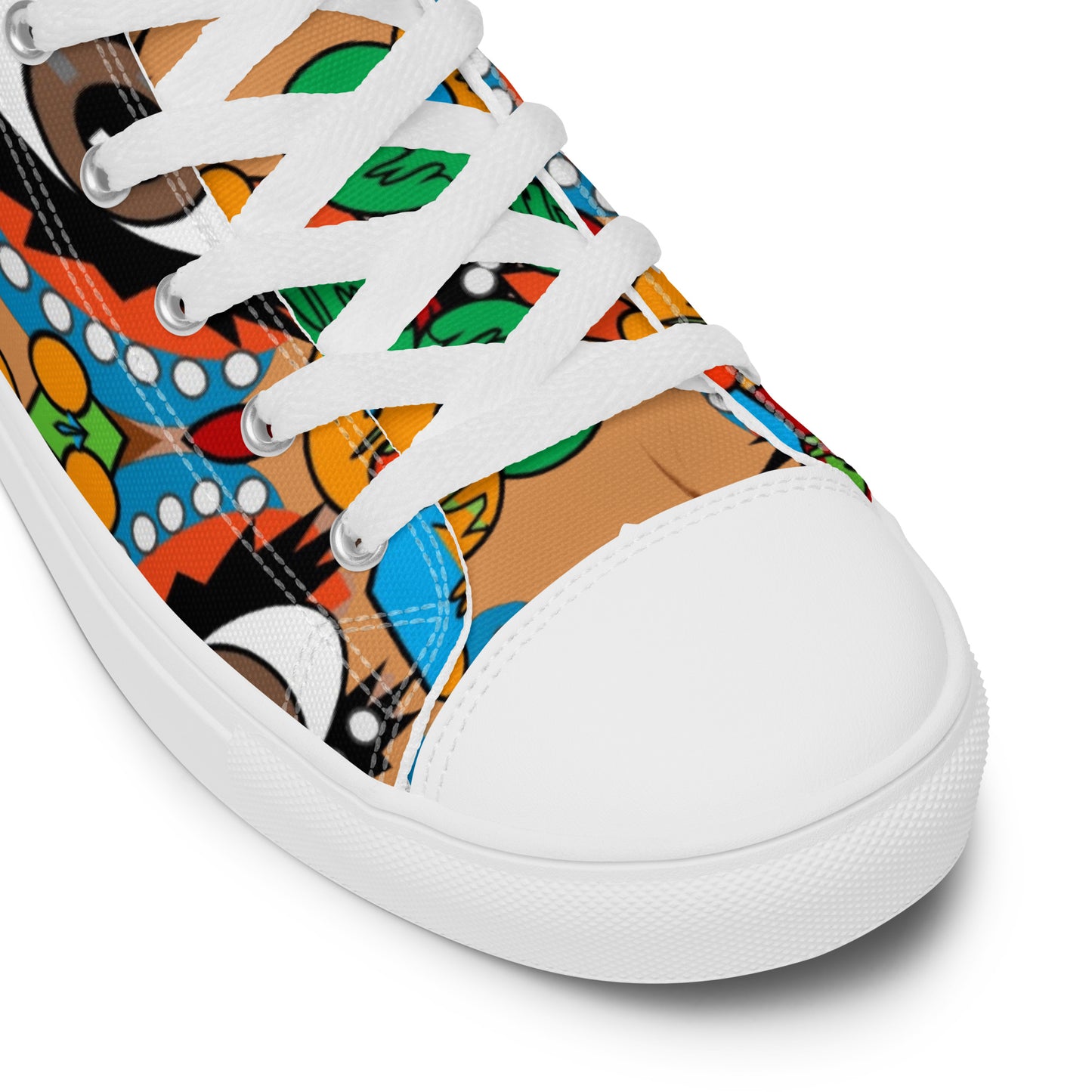 Women’s high top canvas shoes