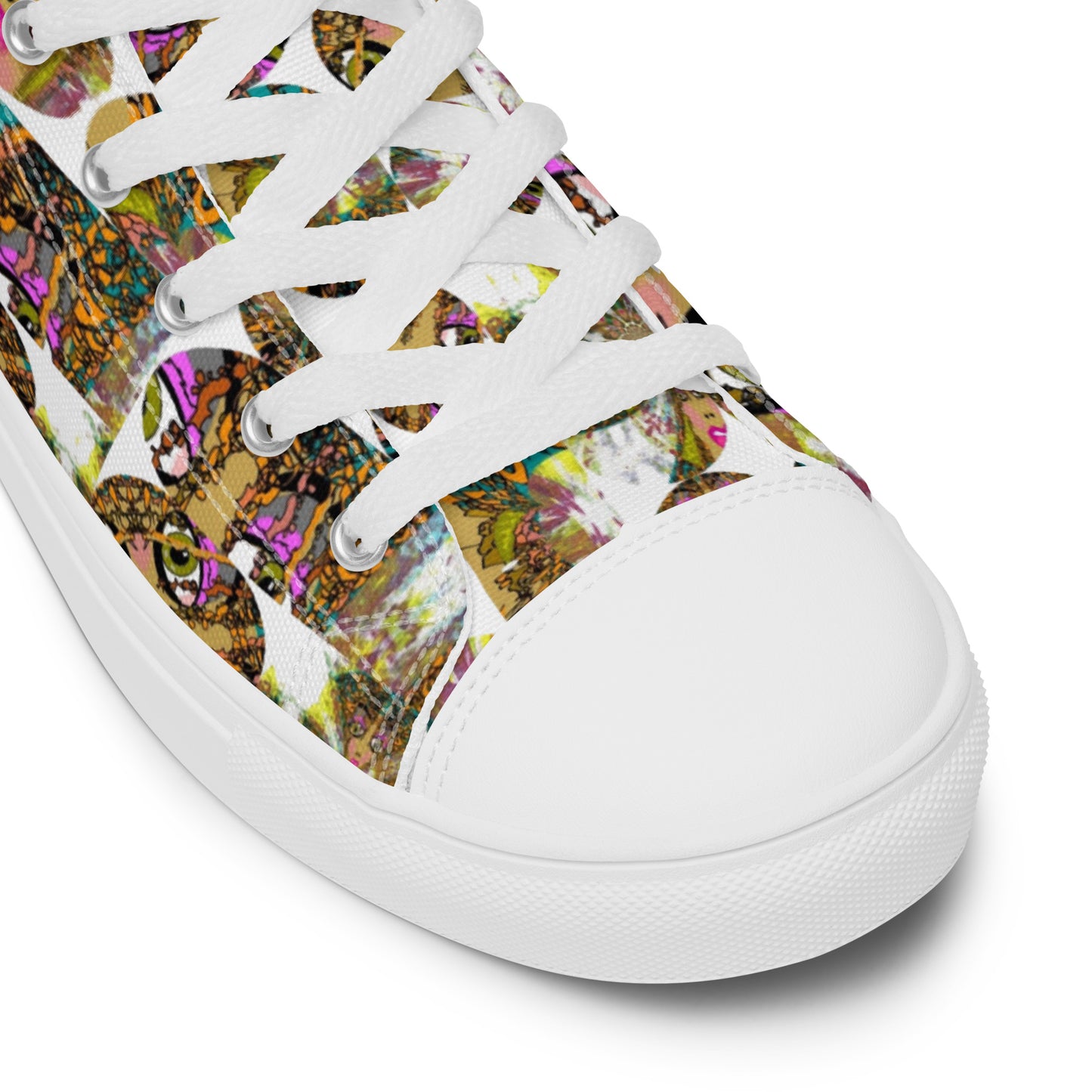 Women’s high top canvas shoes