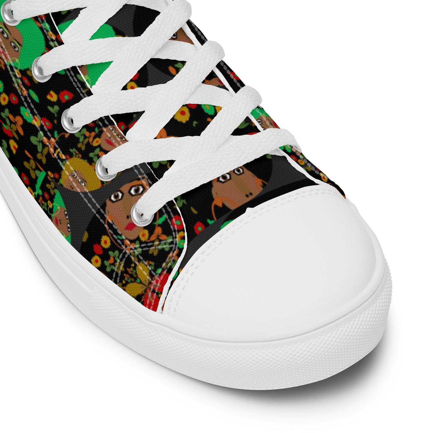 Women’s high top canvas shoes