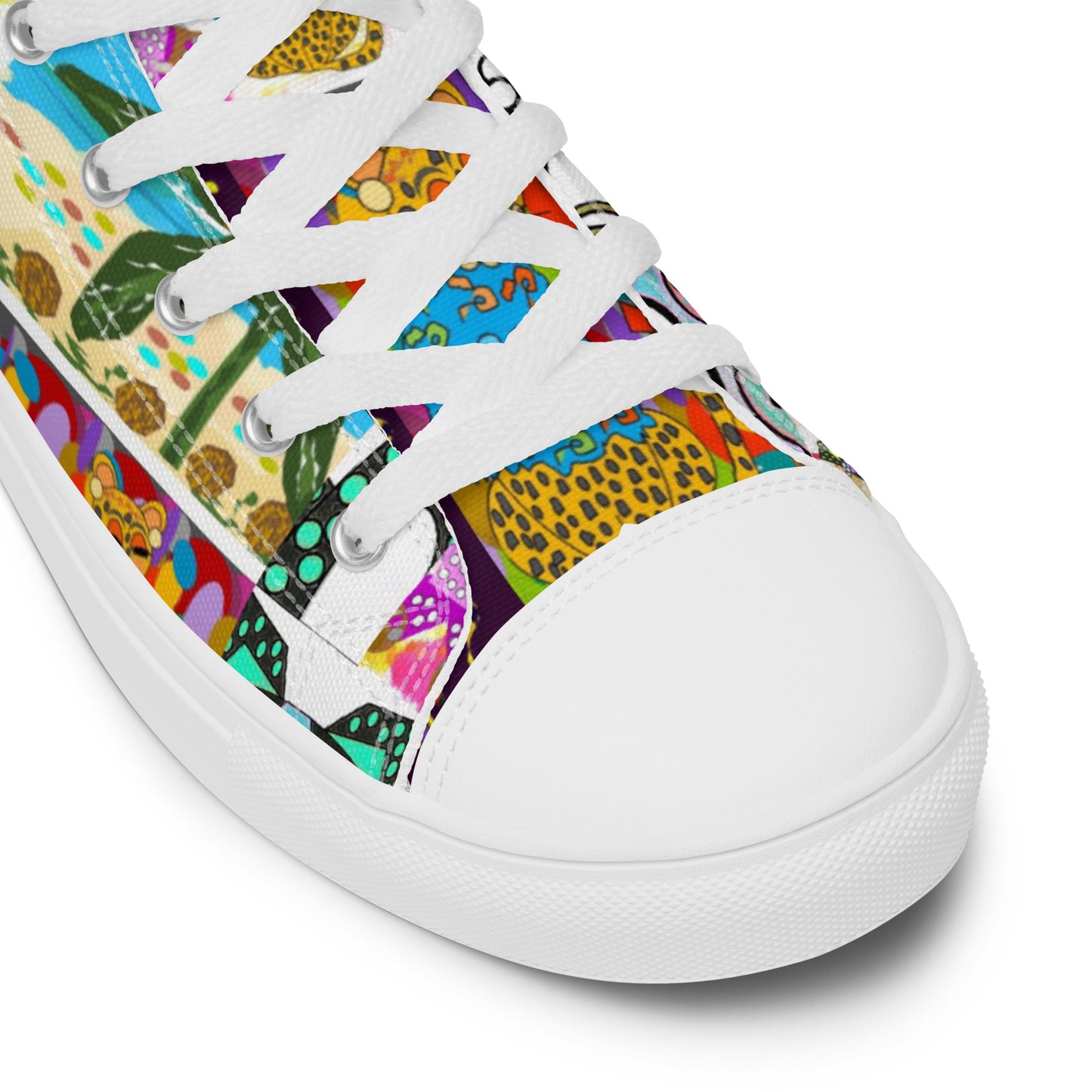 Women’s high top canvas shoes