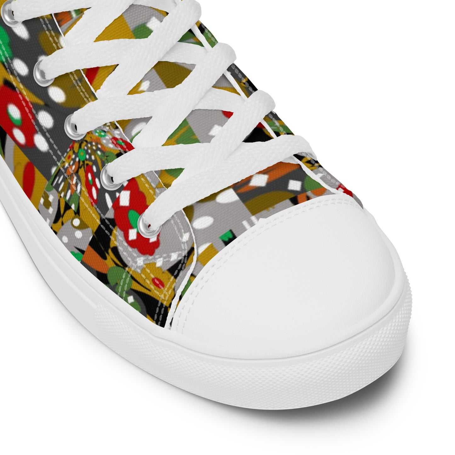 Women’s high top canvas shoes