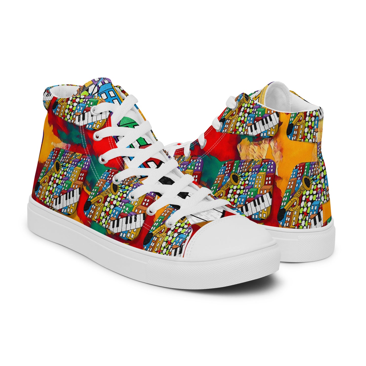 Sample Women’s high top canvas shoes