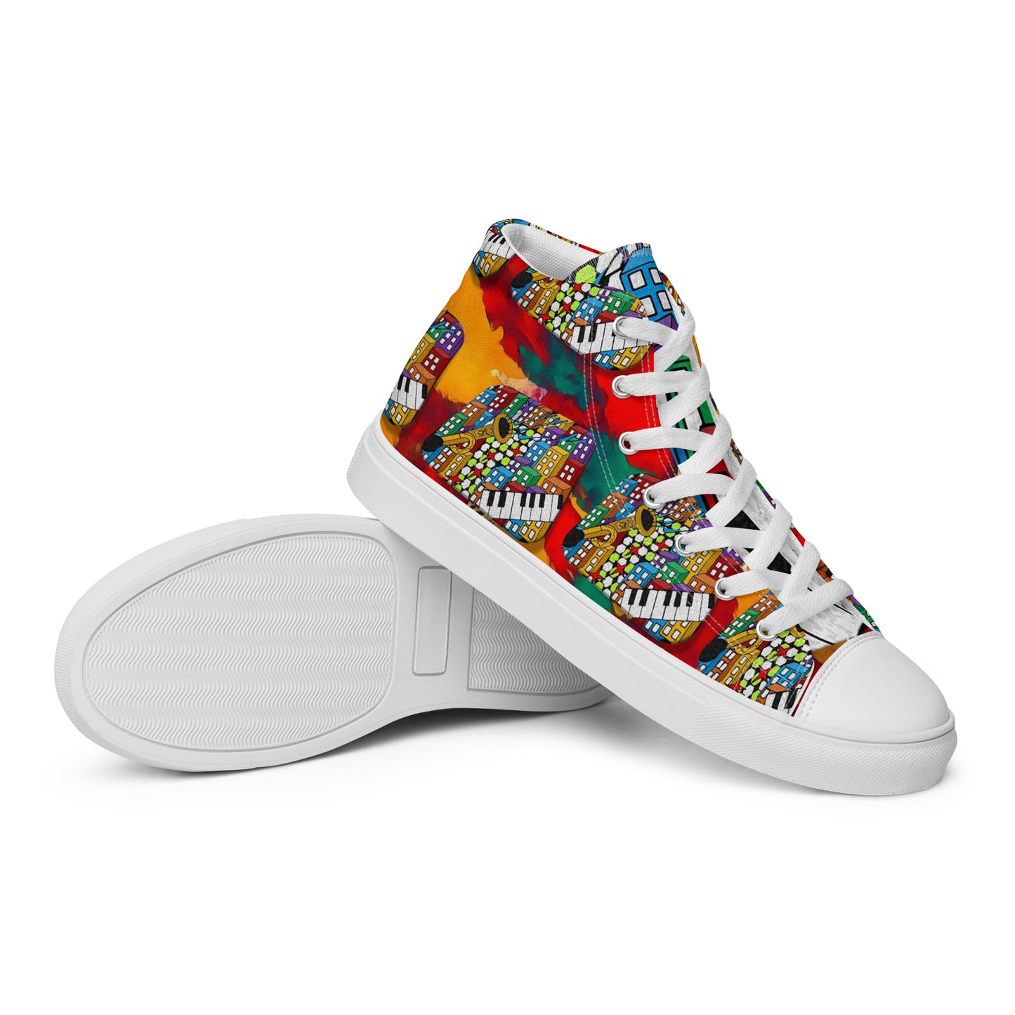 Sample Women’s high top canvas shoes