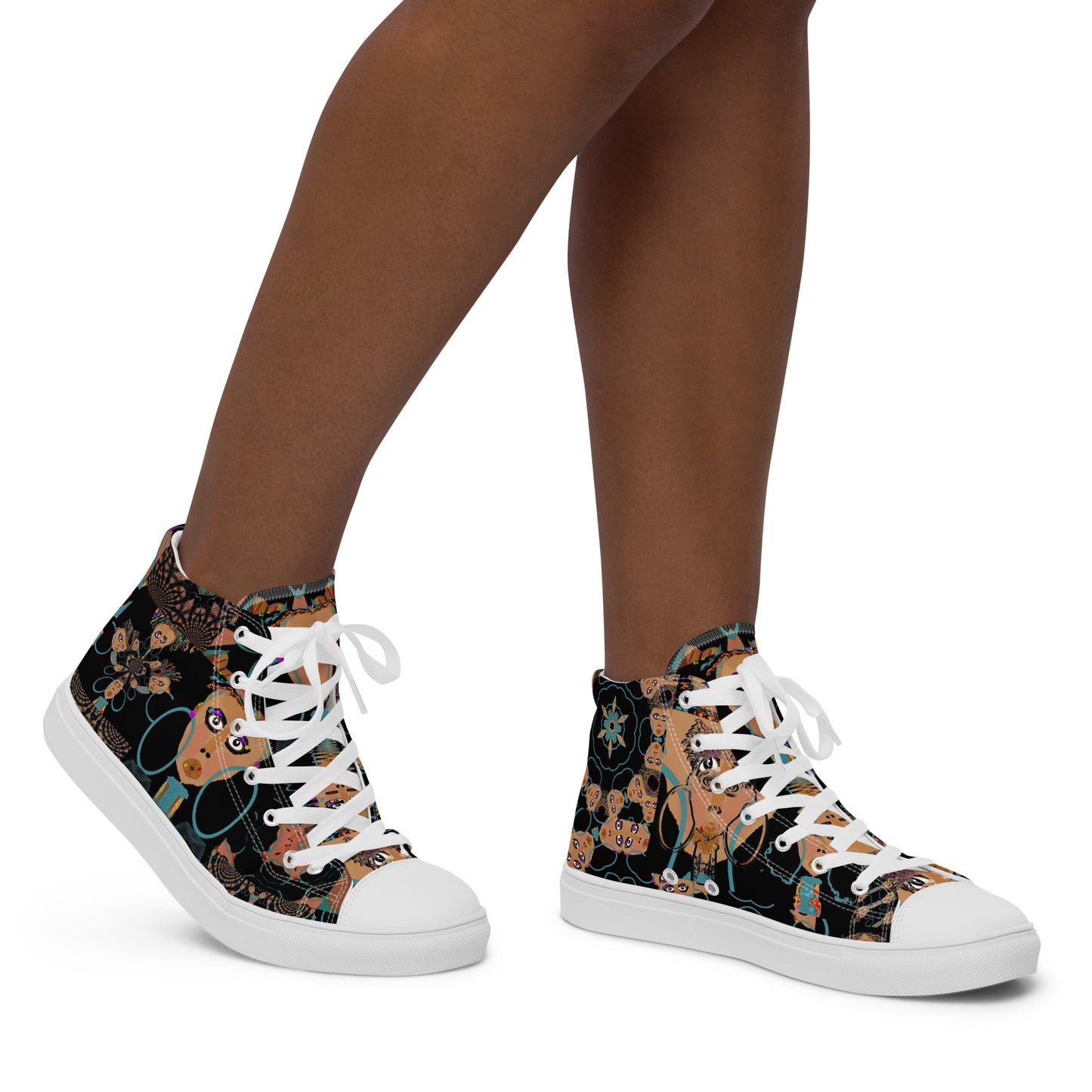 Women’s high top canvas shoesHBC