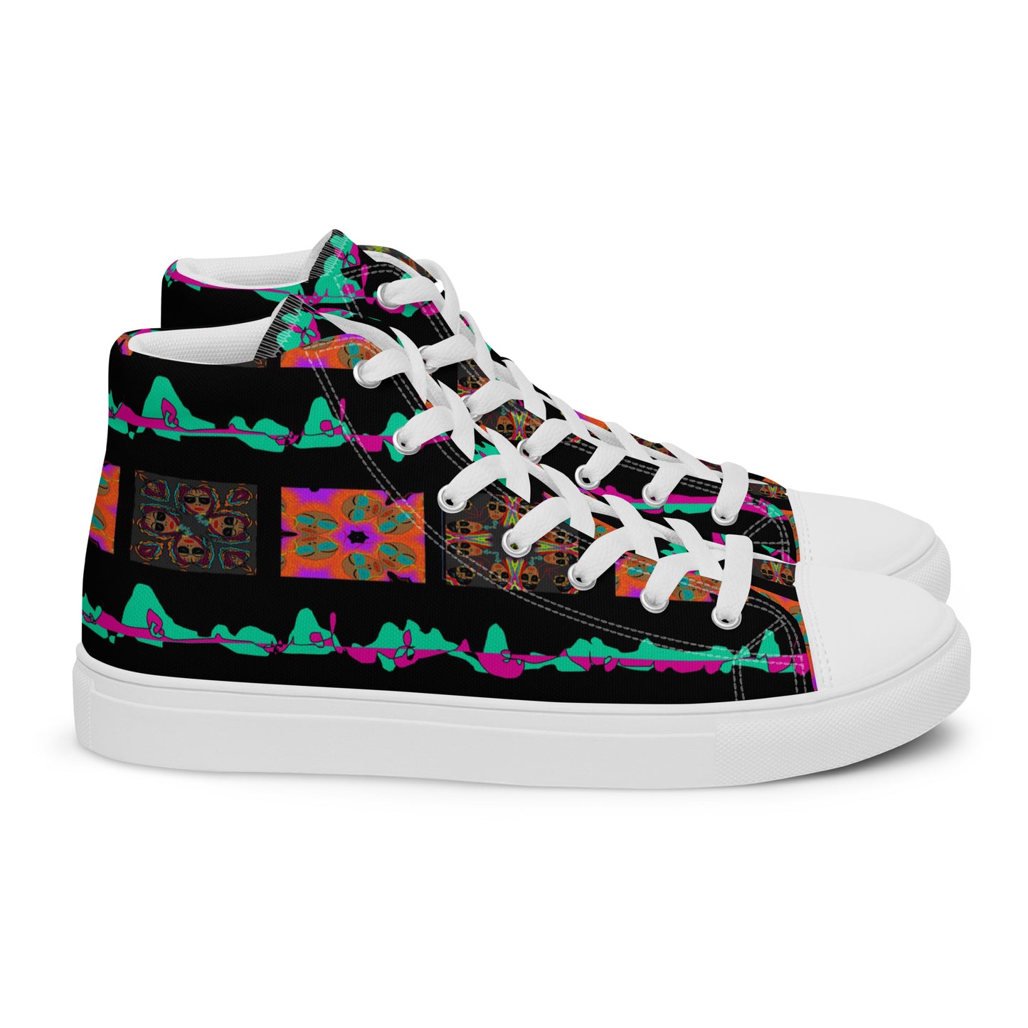 Women’s high top canvas shoes