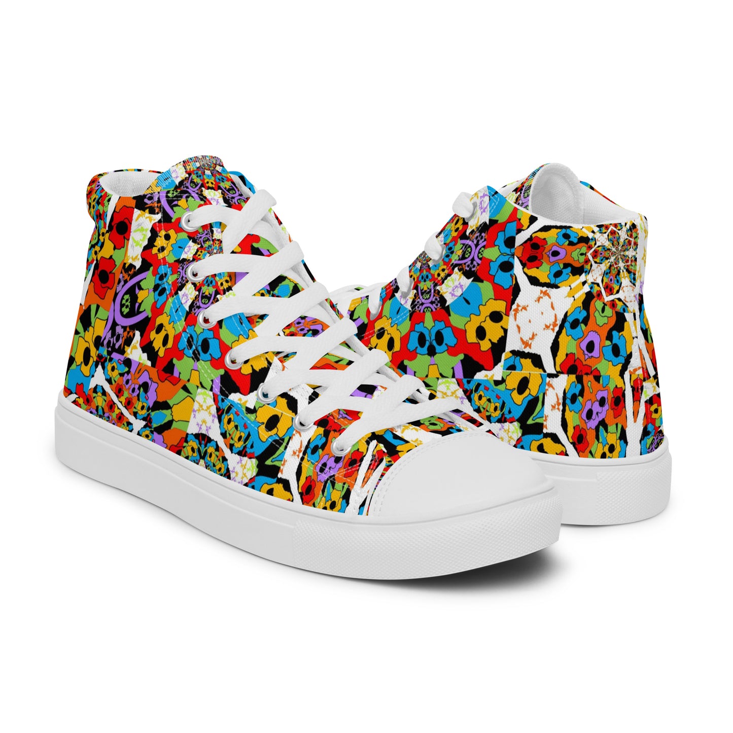 Women’s high top canvas shoes