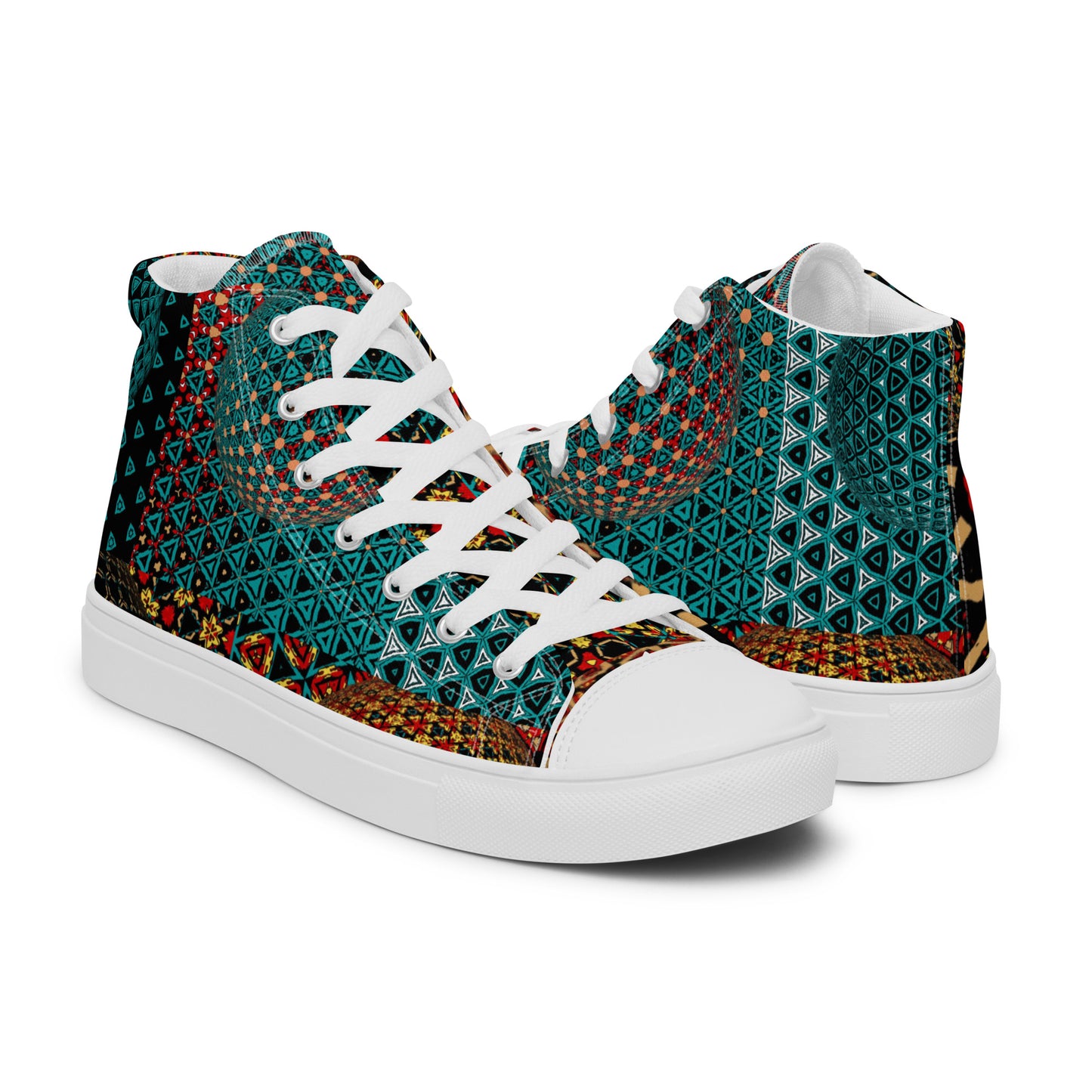 Women’s high top canvas shoes