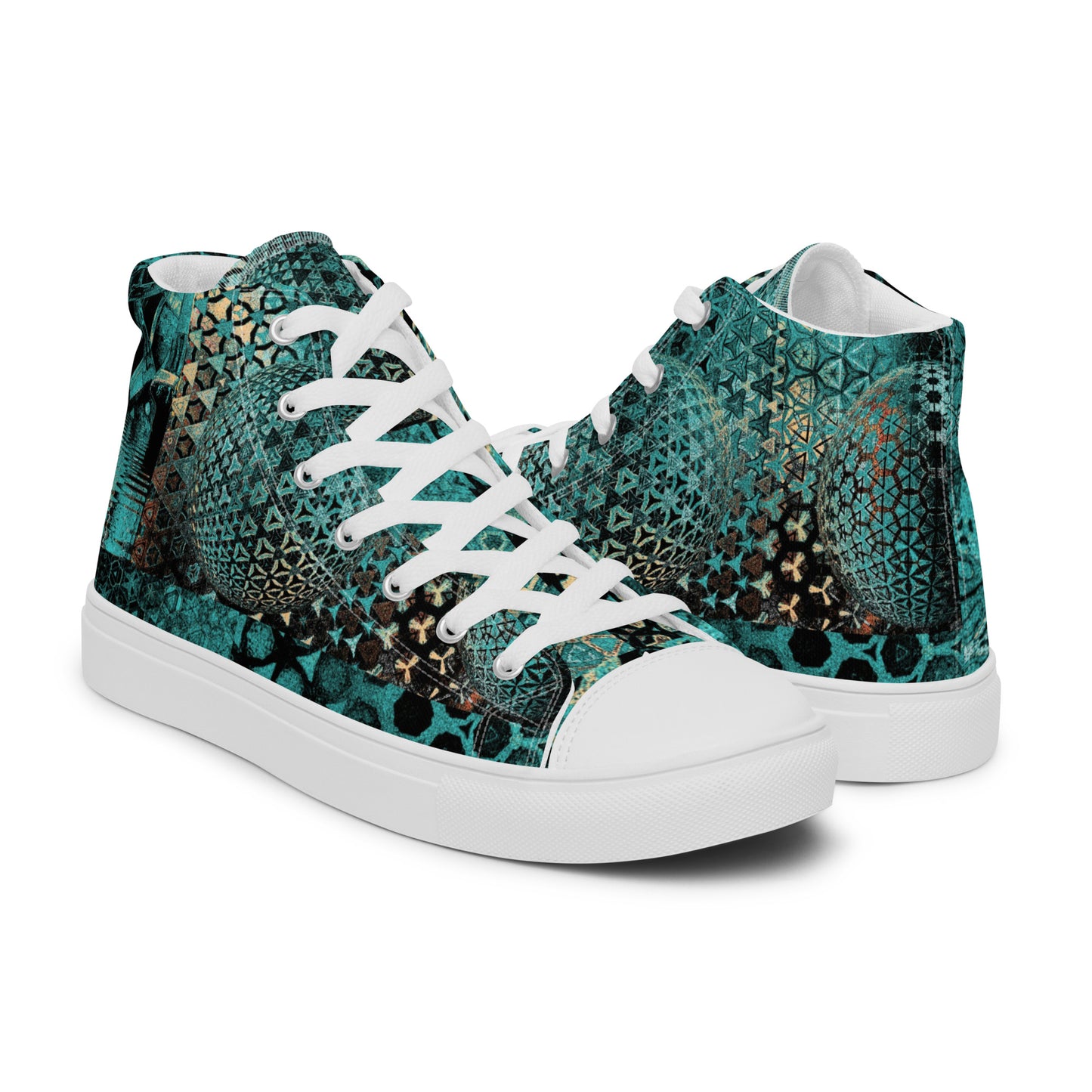 Women’s high top canvas shoes