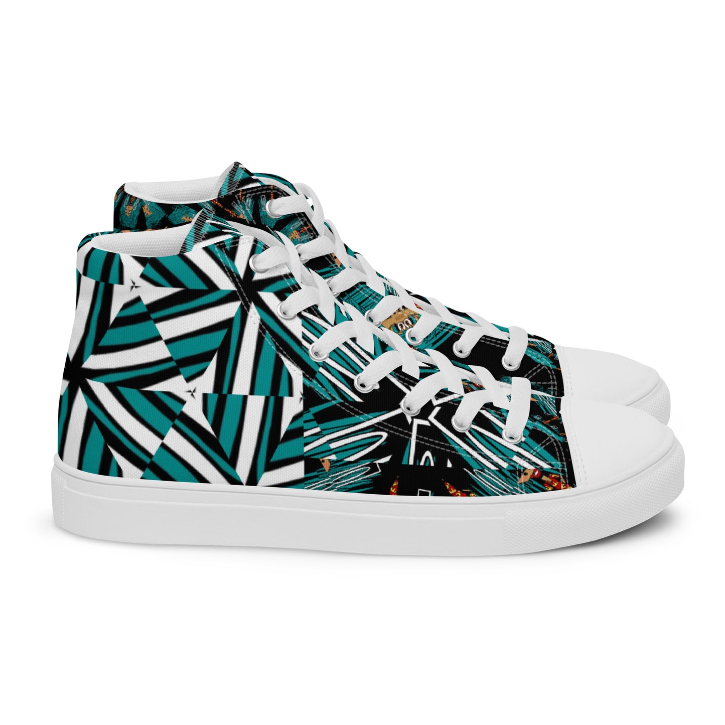 Women’s high top canvas shoes