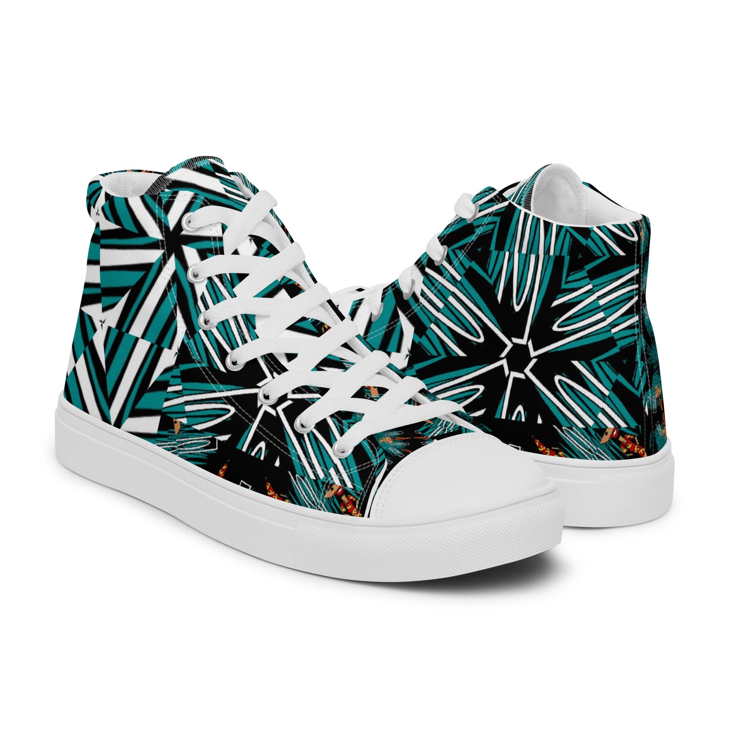 Women’s high top canvas shoes