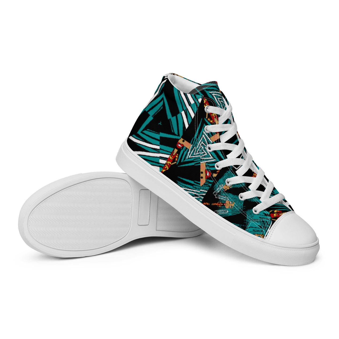 Women’s high top canvas shoes