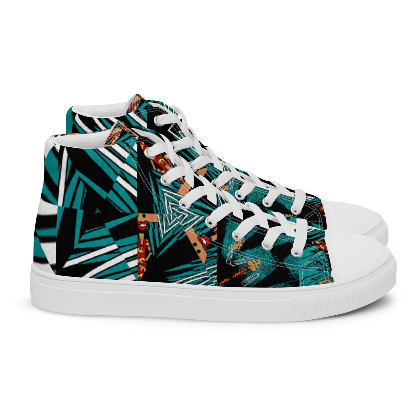 Women’s high top canvas shoes