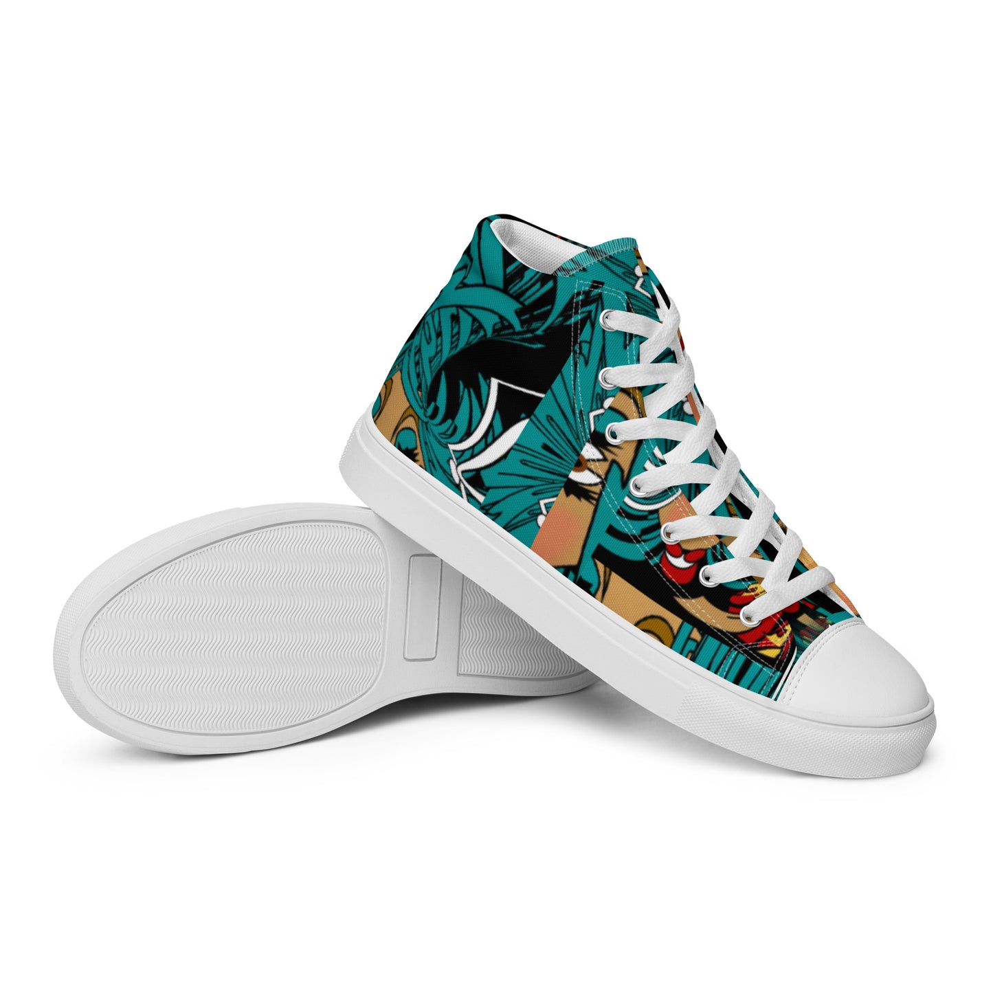 Women’s high top canvas shoes