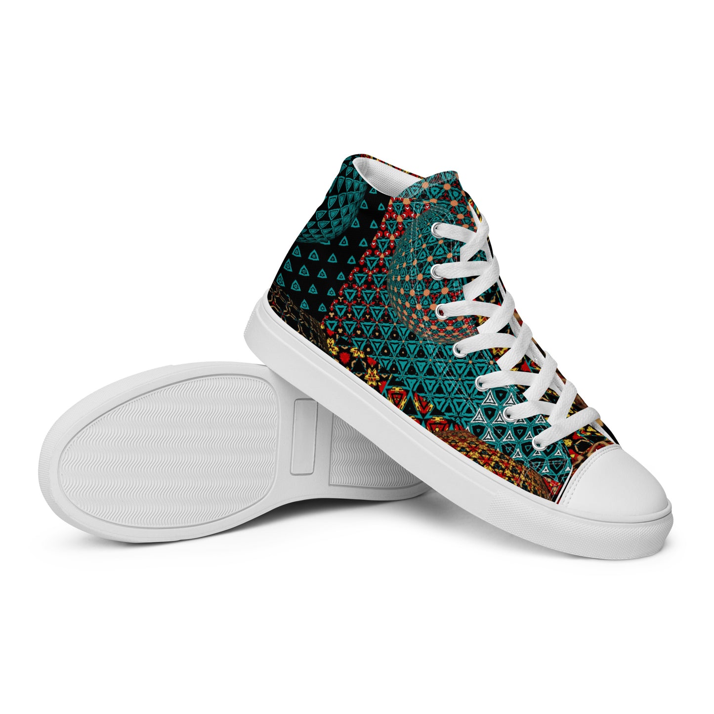 Women’s high top canvas shoes