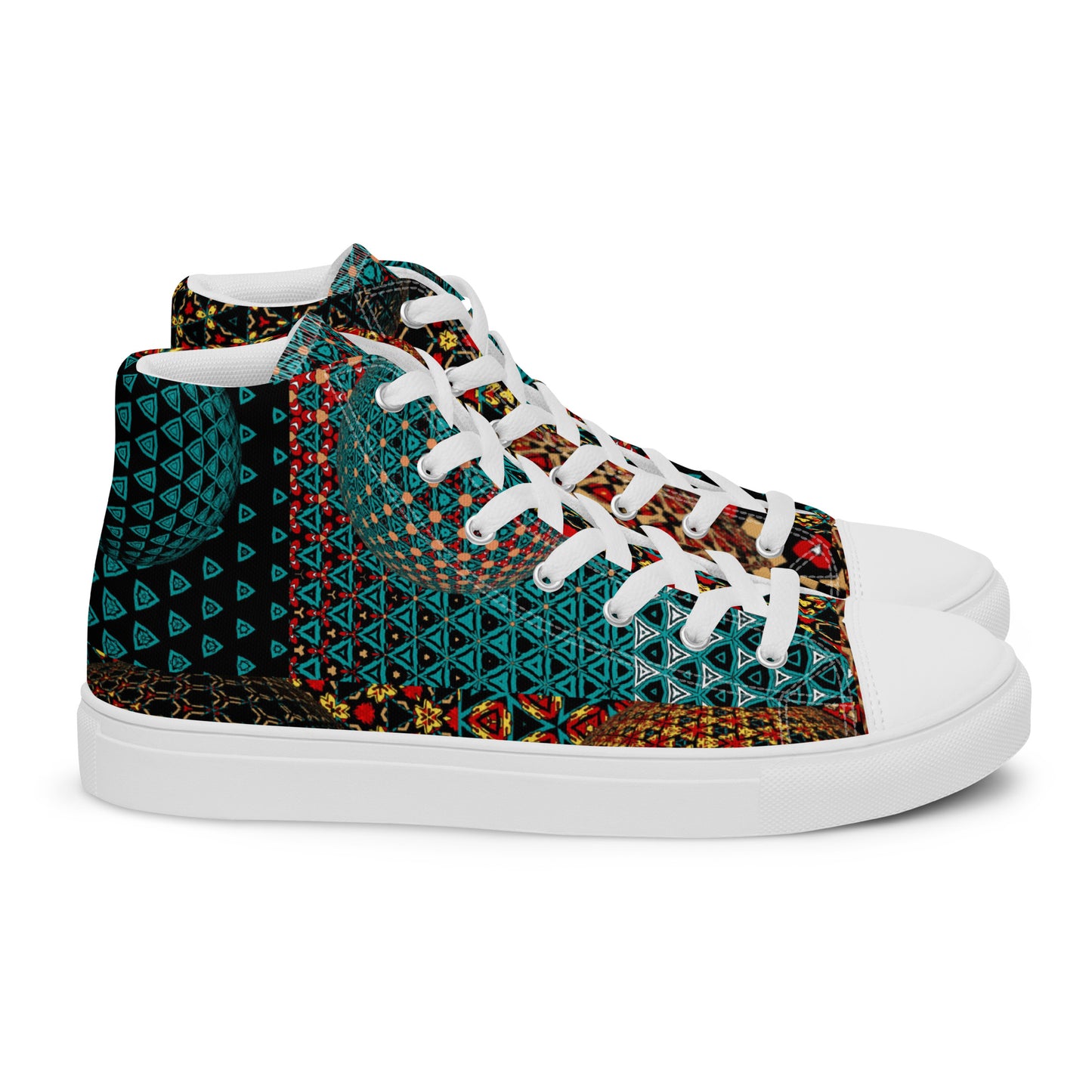 Women’s high top canvas shoes