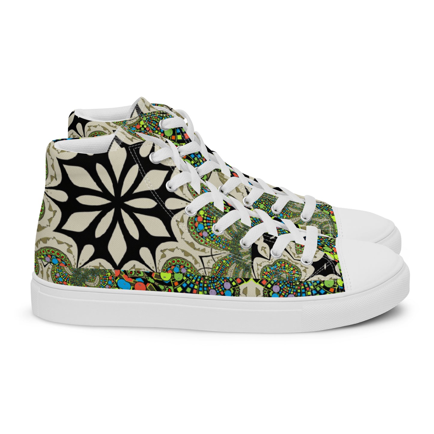 Women’s high top canvas shoes