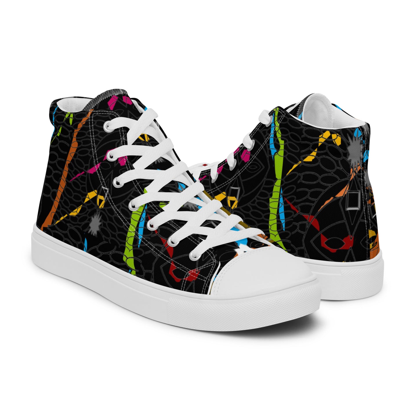 Women’s high top canvas shoes