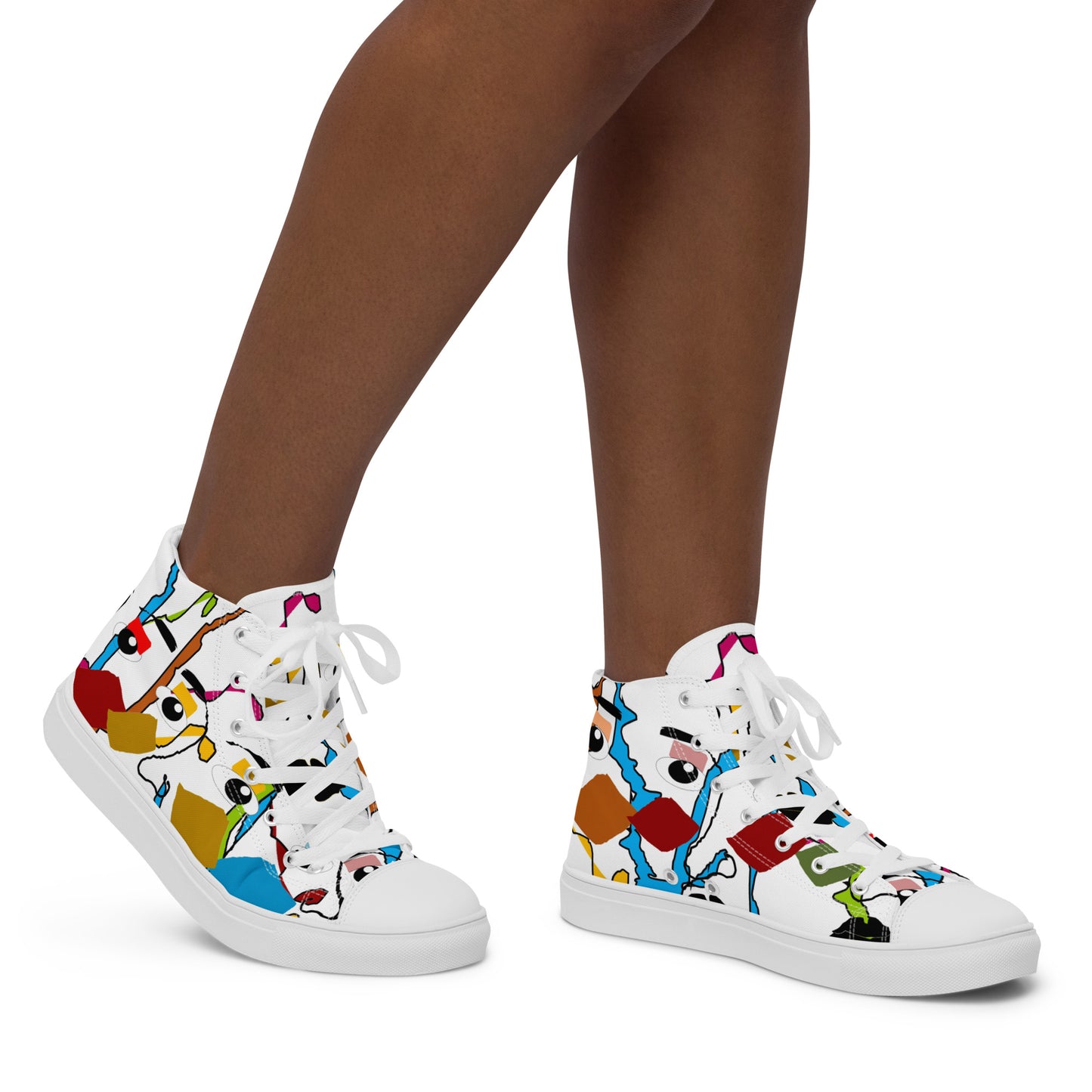 Women’s high top canvas shoes