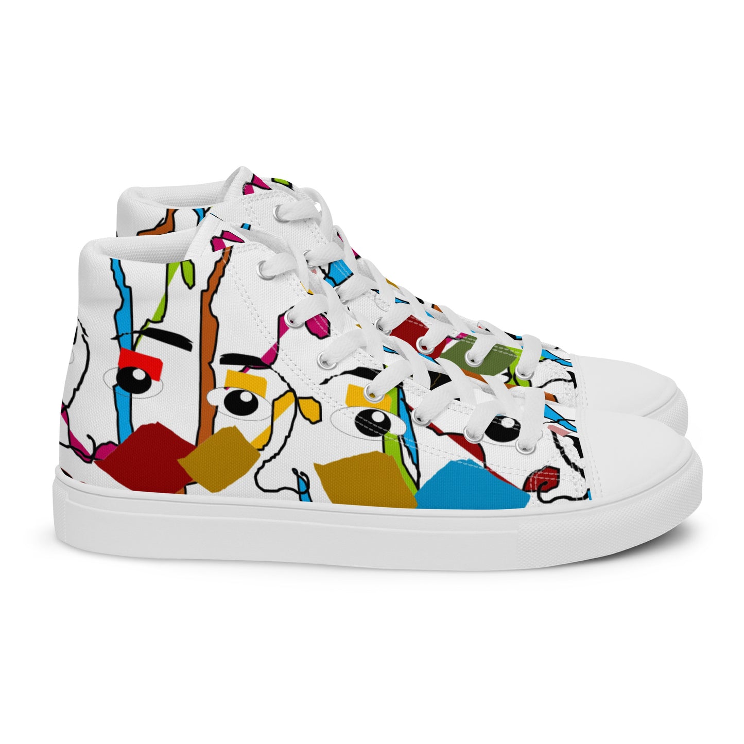 Women’s high top canvas shoes