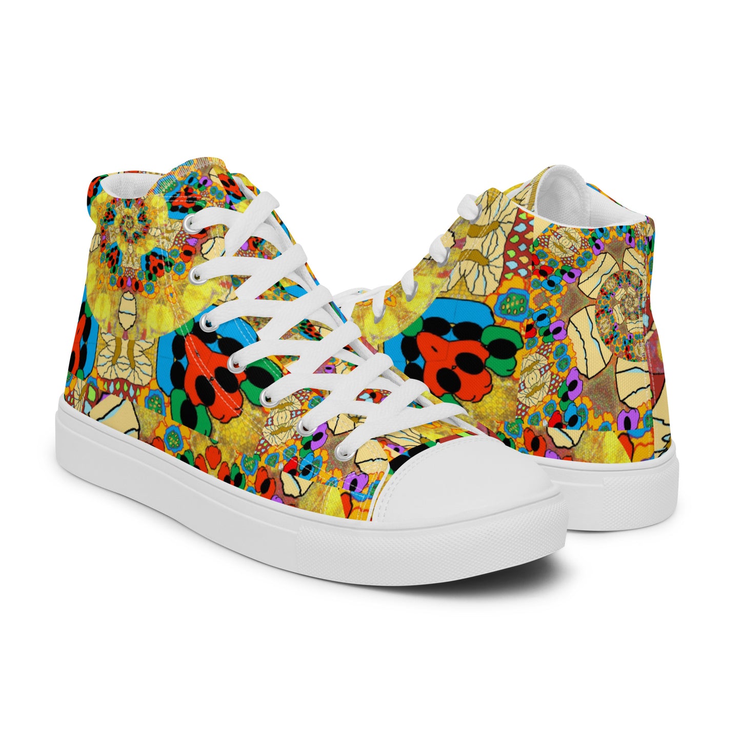 Women’s high top canvas shoes