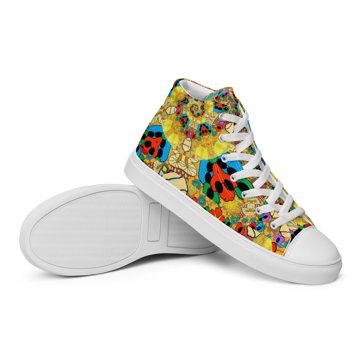 Women’s high top canvas shoes