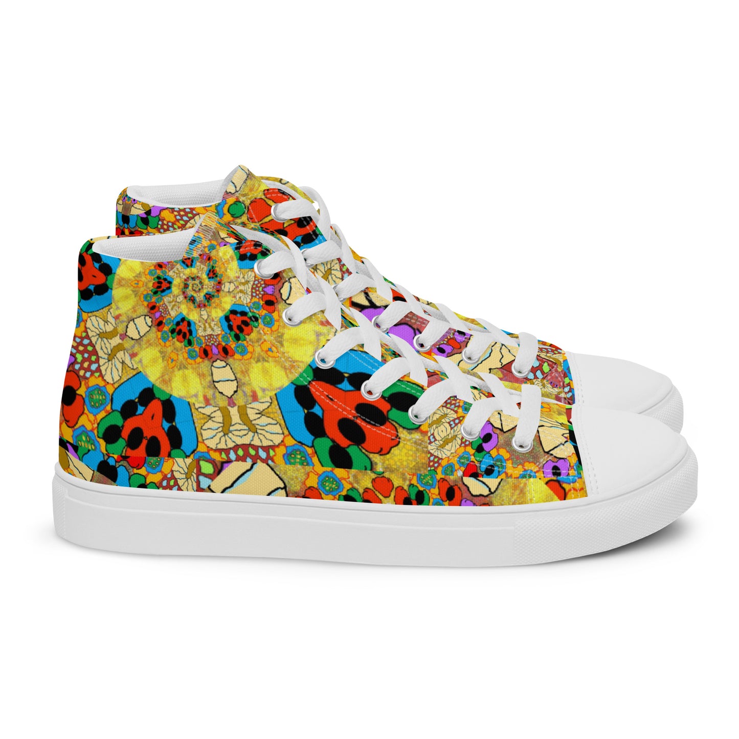 Women’s high top canvas shoes