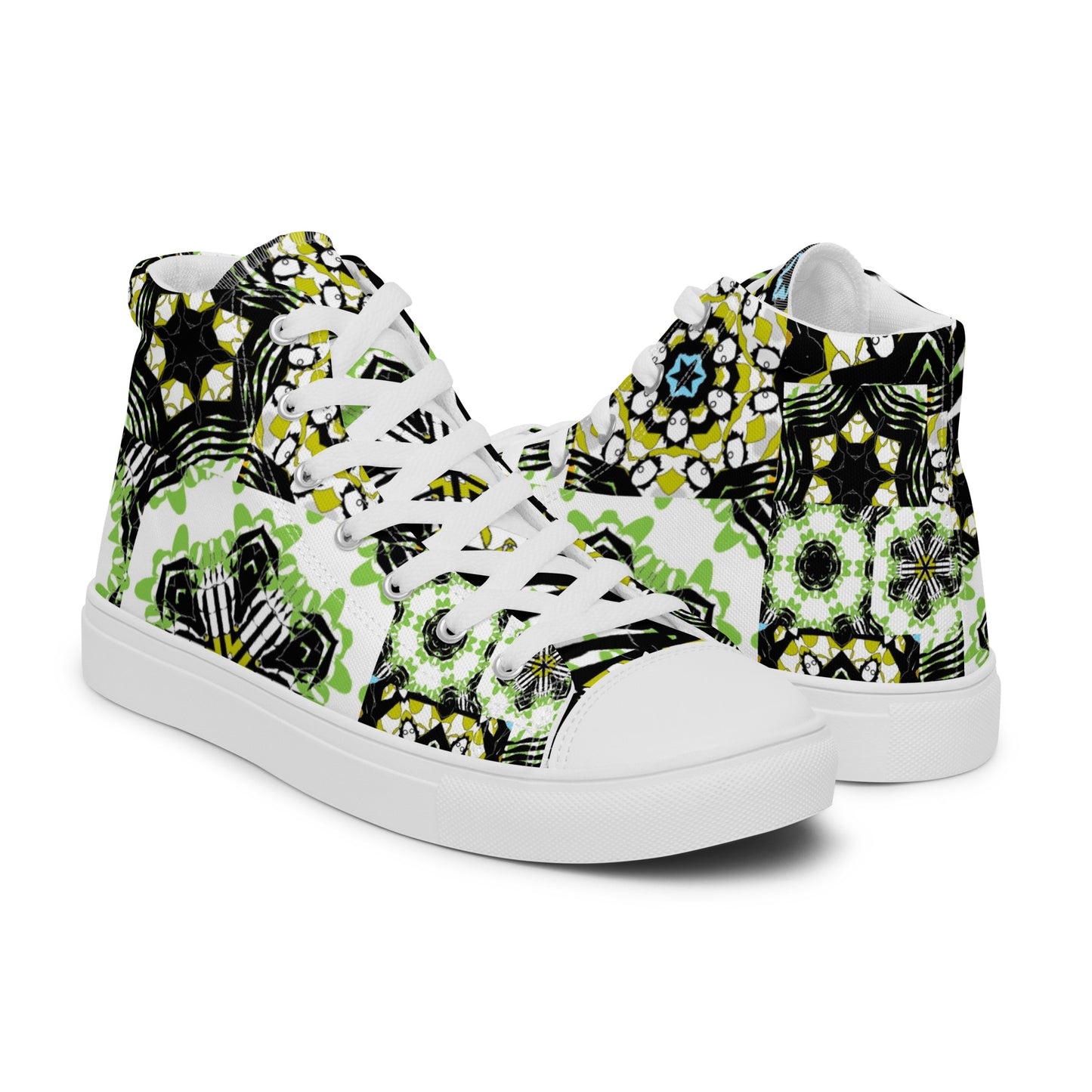 Women’s high top canvas shoes