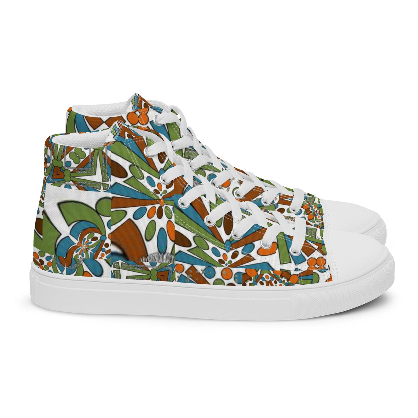 Women’s high top canvas shoes