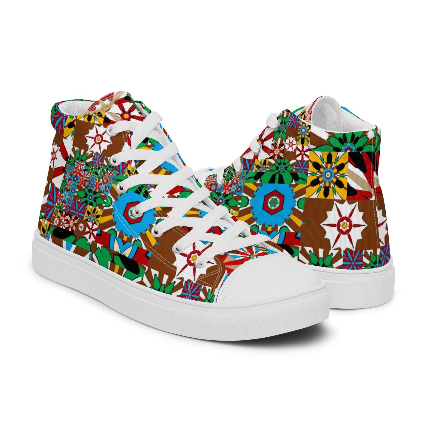 Women’s high top canvas shoes