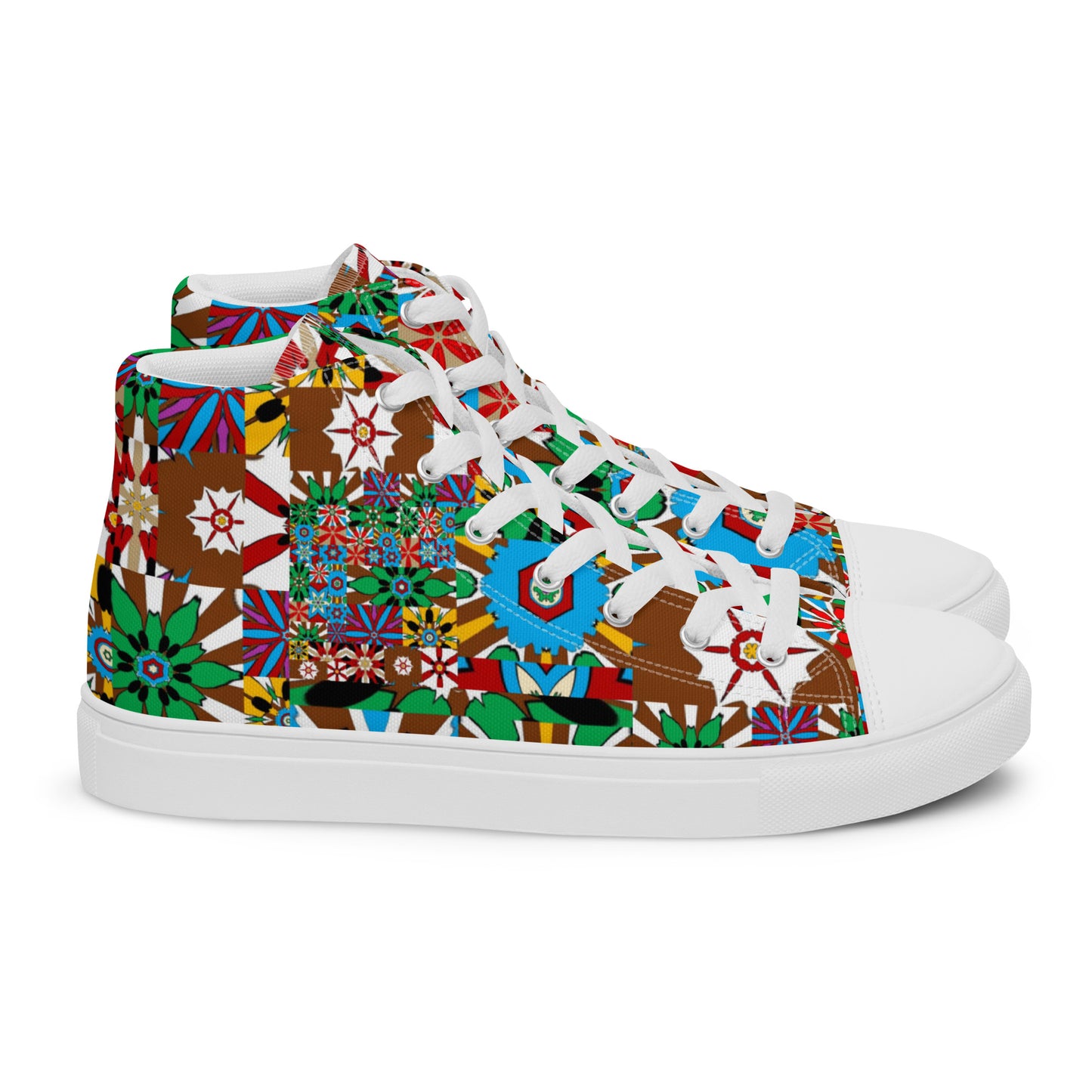 Women’s high top canvas shoes