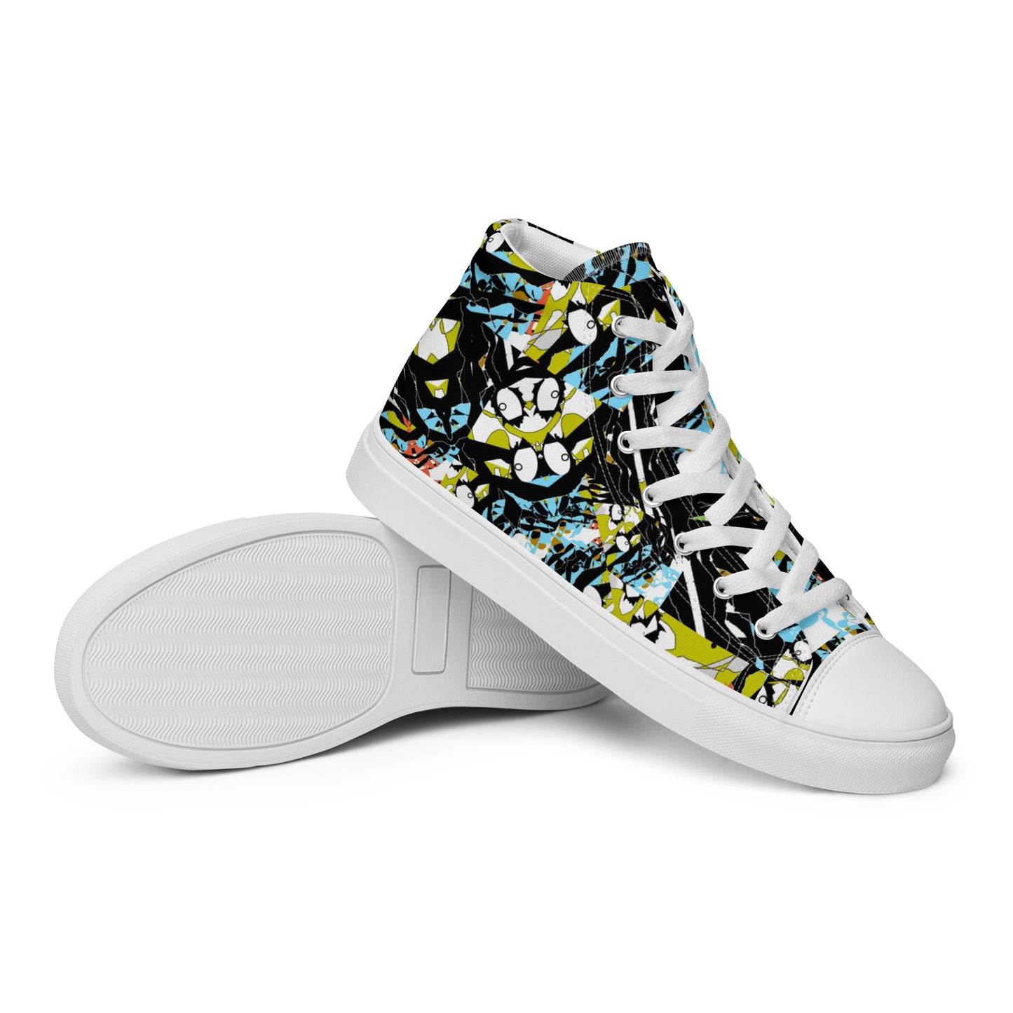 Women’s high top canvas shoes