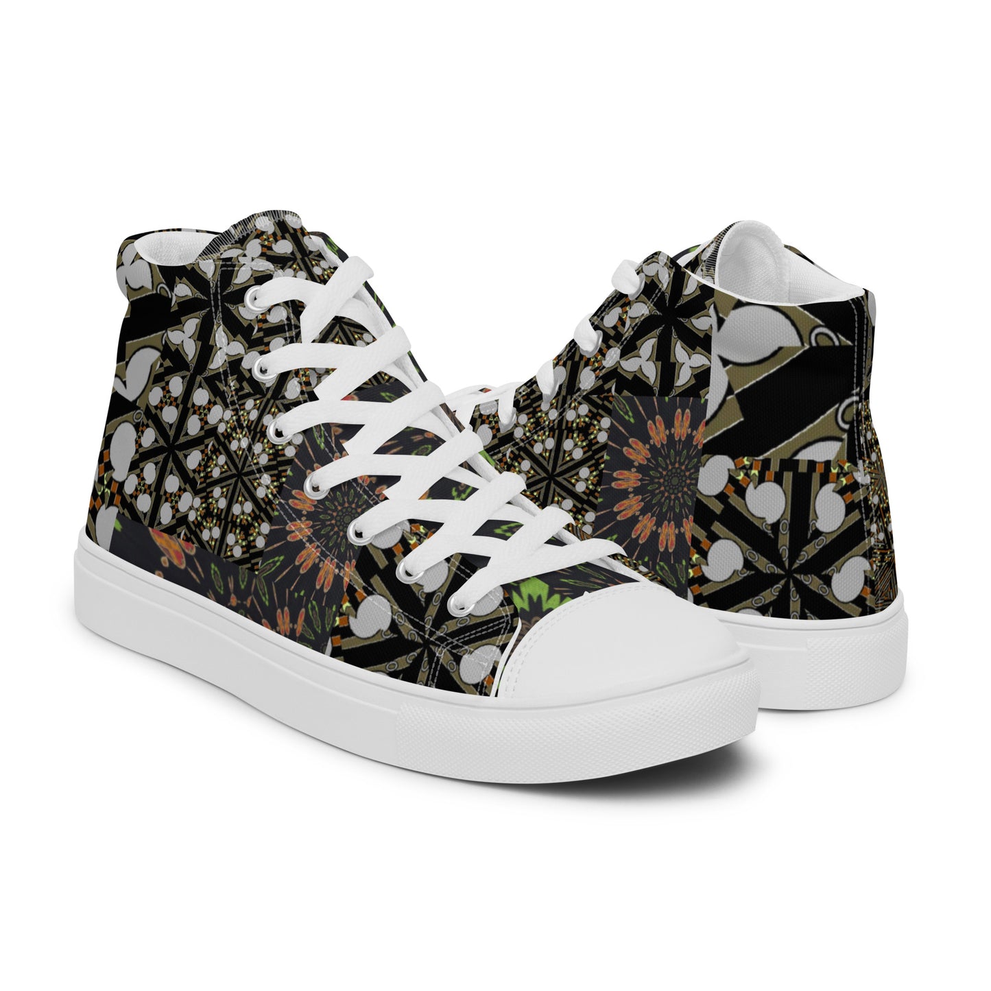 Women’s high top canvas shoes