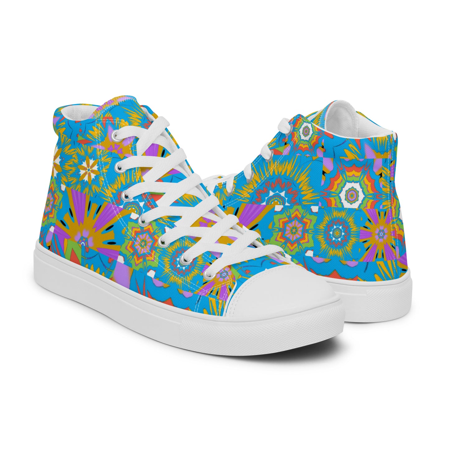 Women’s high top canvas shoes