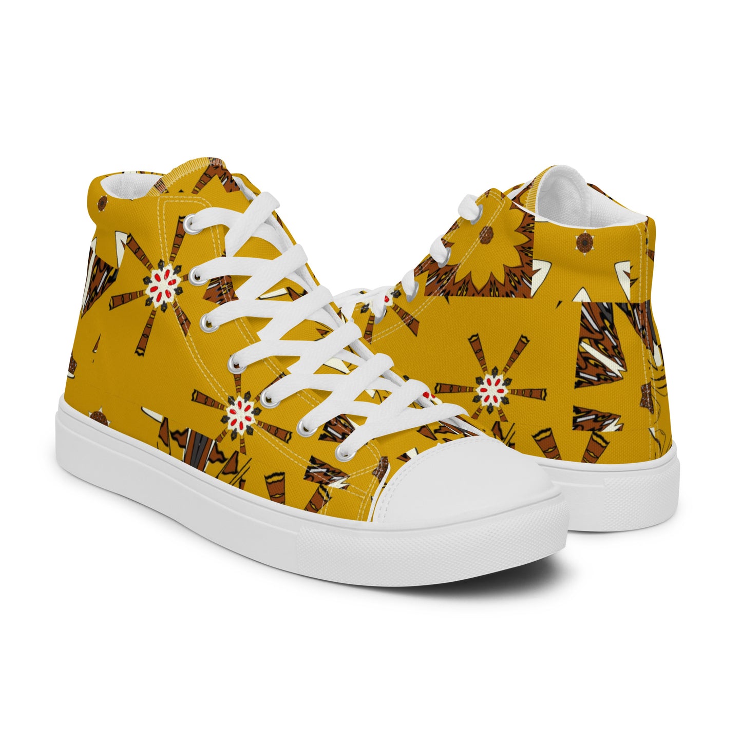 Women’s high top canvas shoes