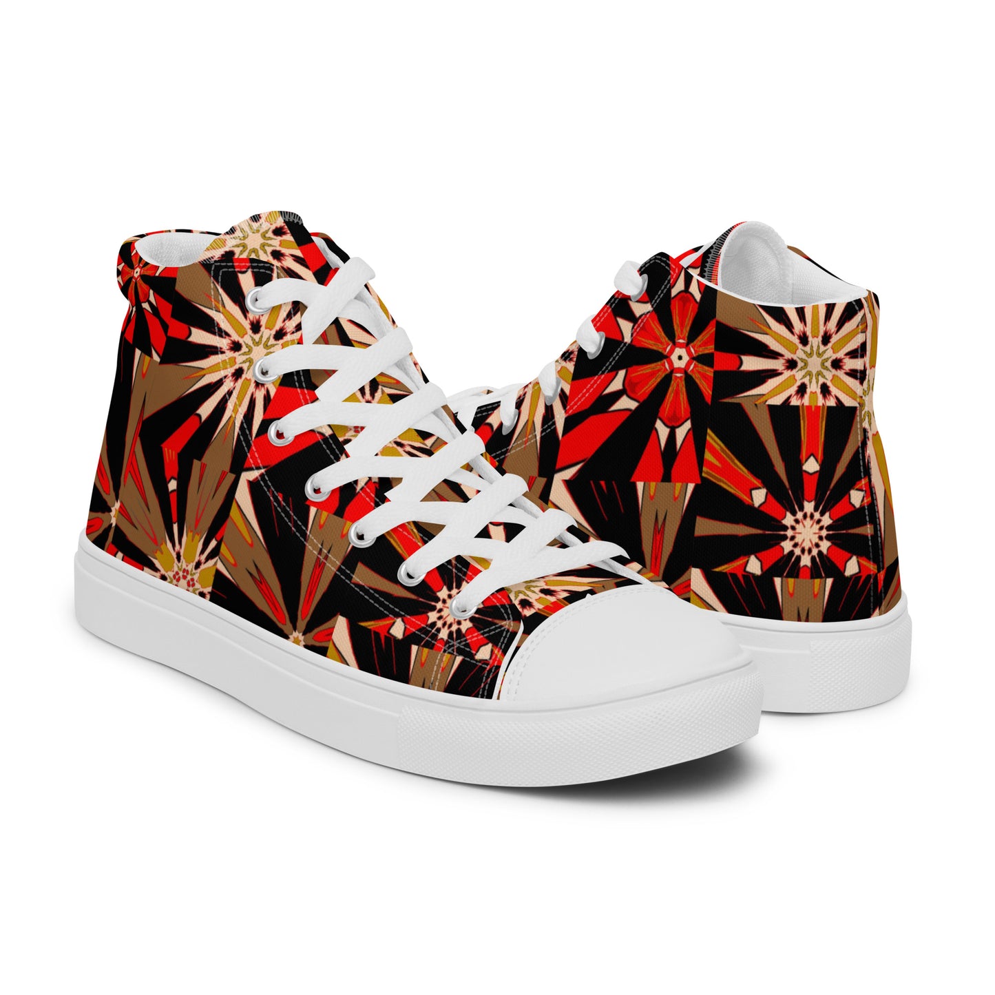 Women’s high top canvas shoes