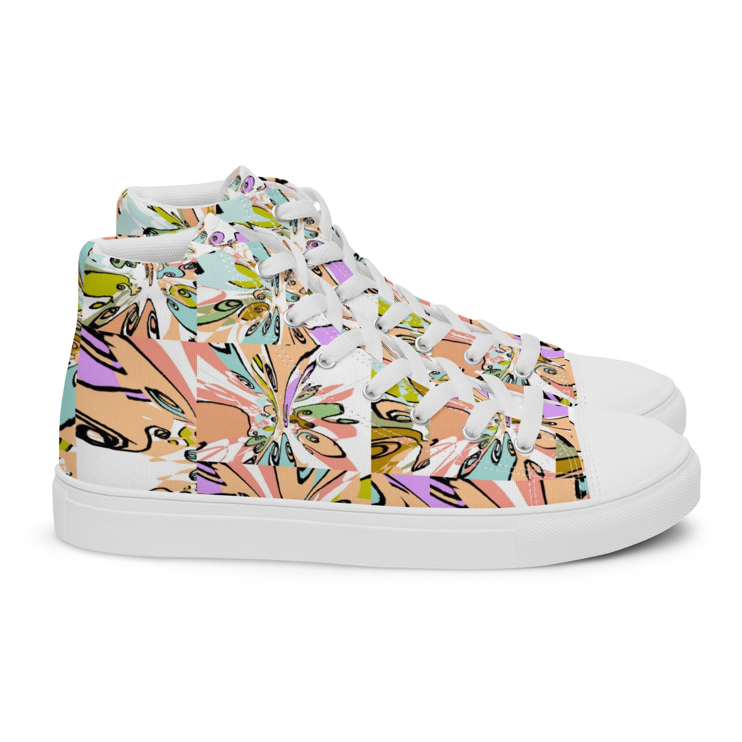 Women’s high top canvas shoes