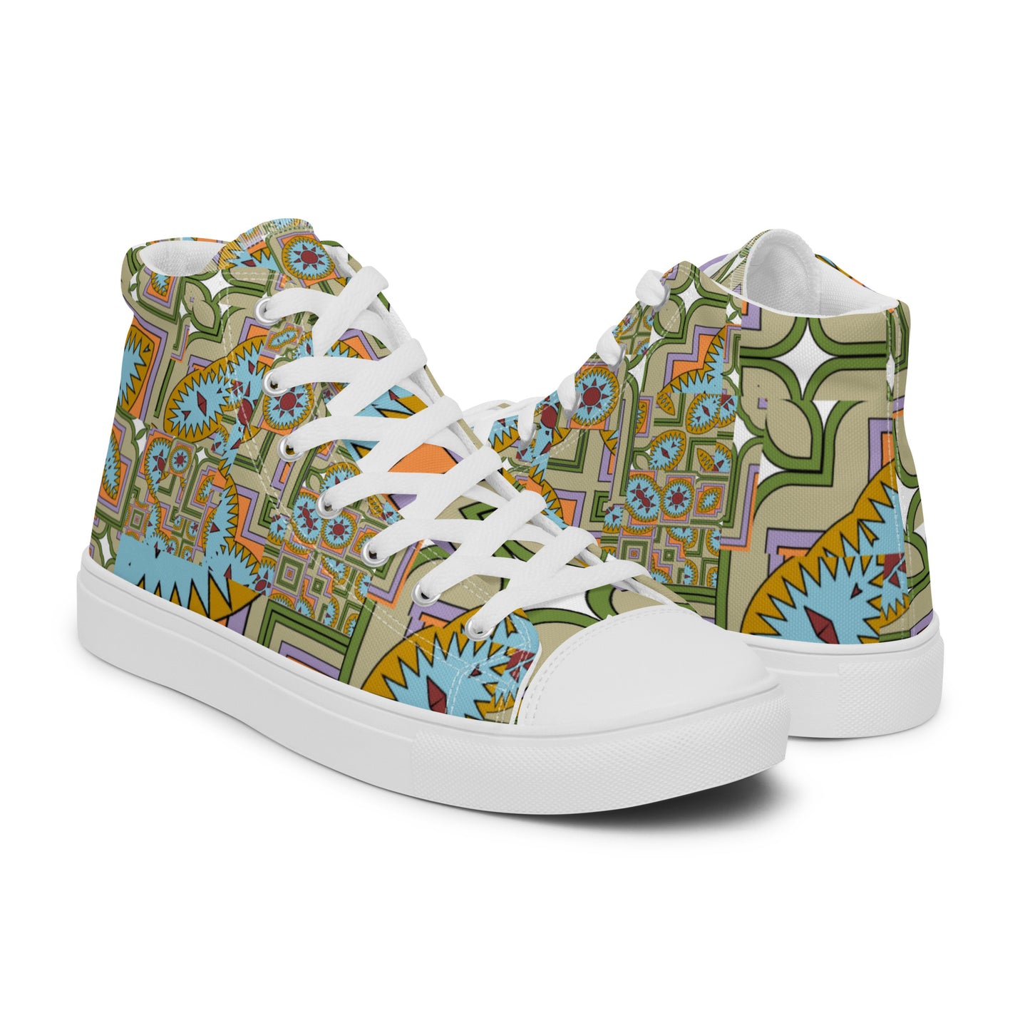 Women’s high top canvas shoes