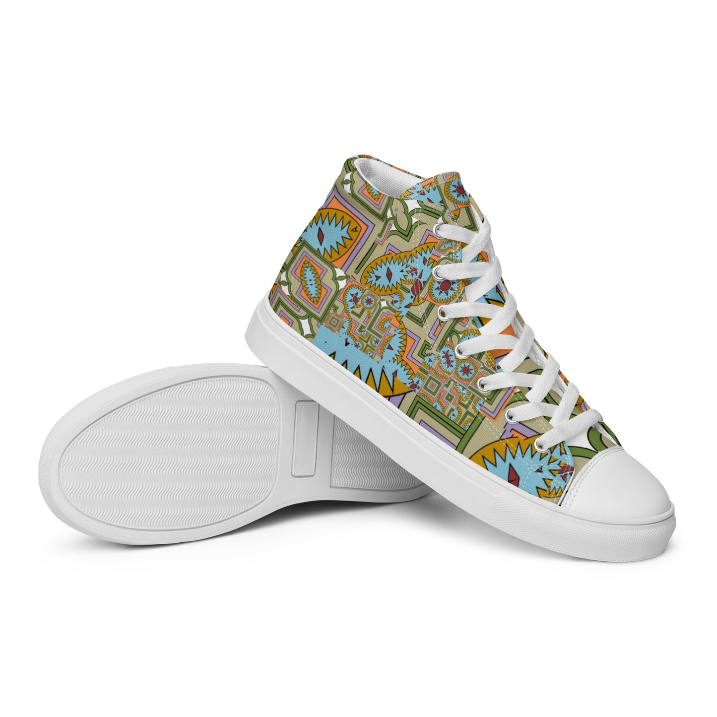 Women’s high top canvas shoes