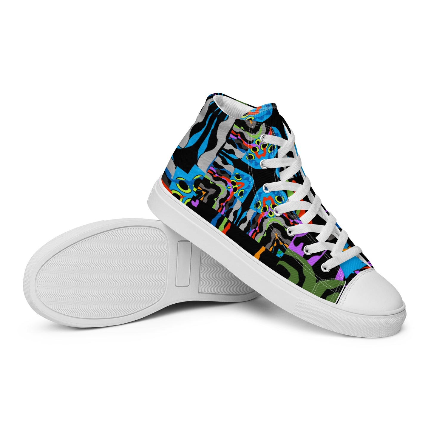 Women’s high top canvas shoes