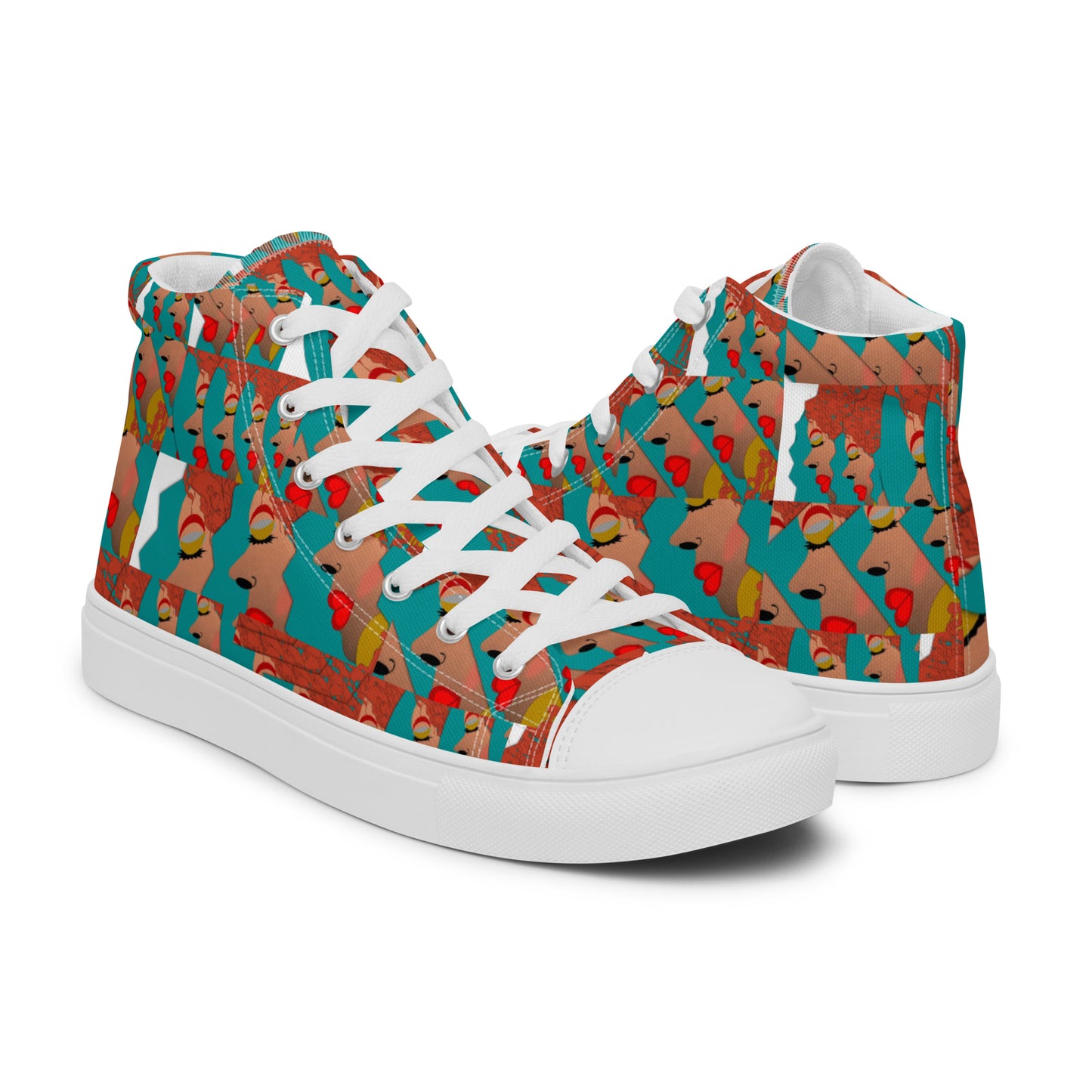 Women’s high top canvas shoes