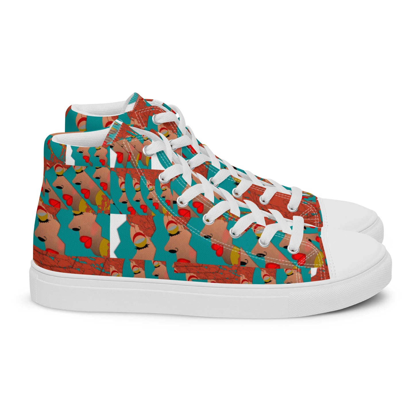 Women’s high top canvas shoes