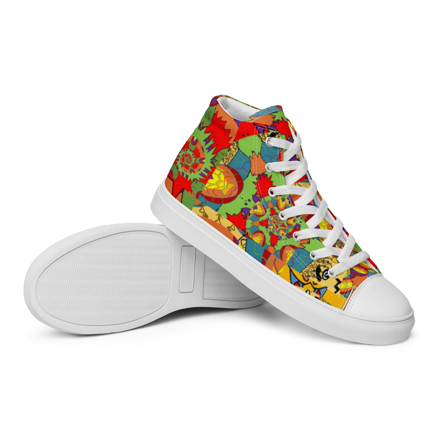 Women’s high top canvas shoes