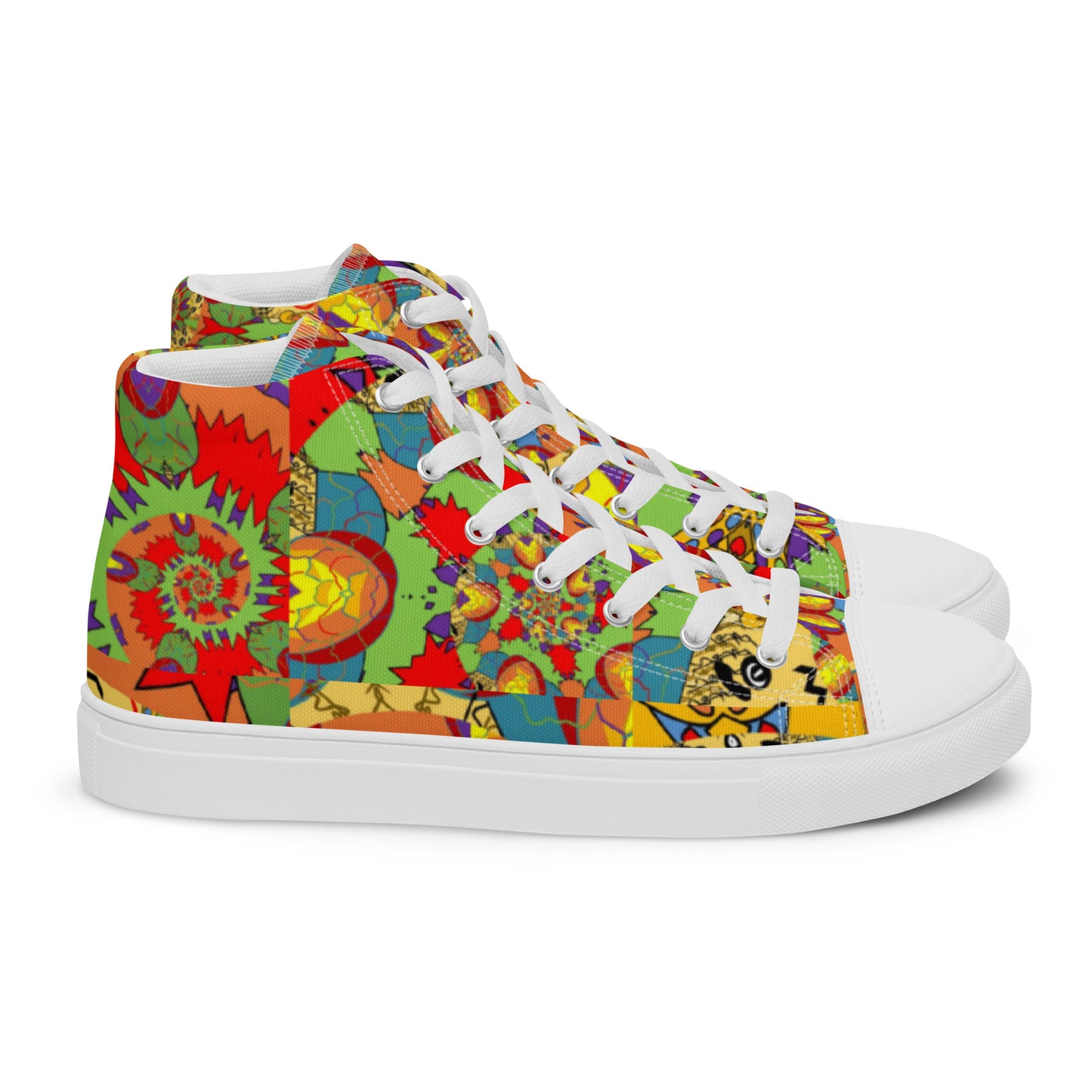 Women’s high top canvas shoes