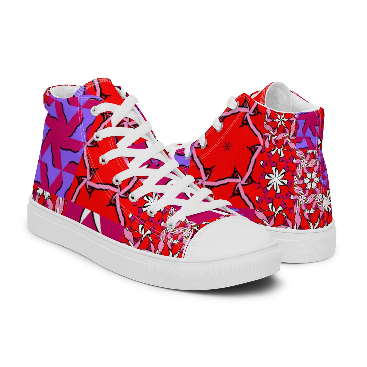 Women’s high top canvas shoes