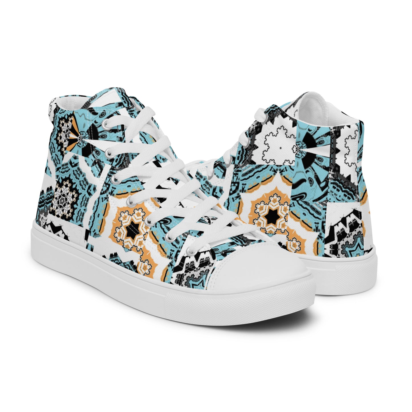 Women’s high top canvas shoes