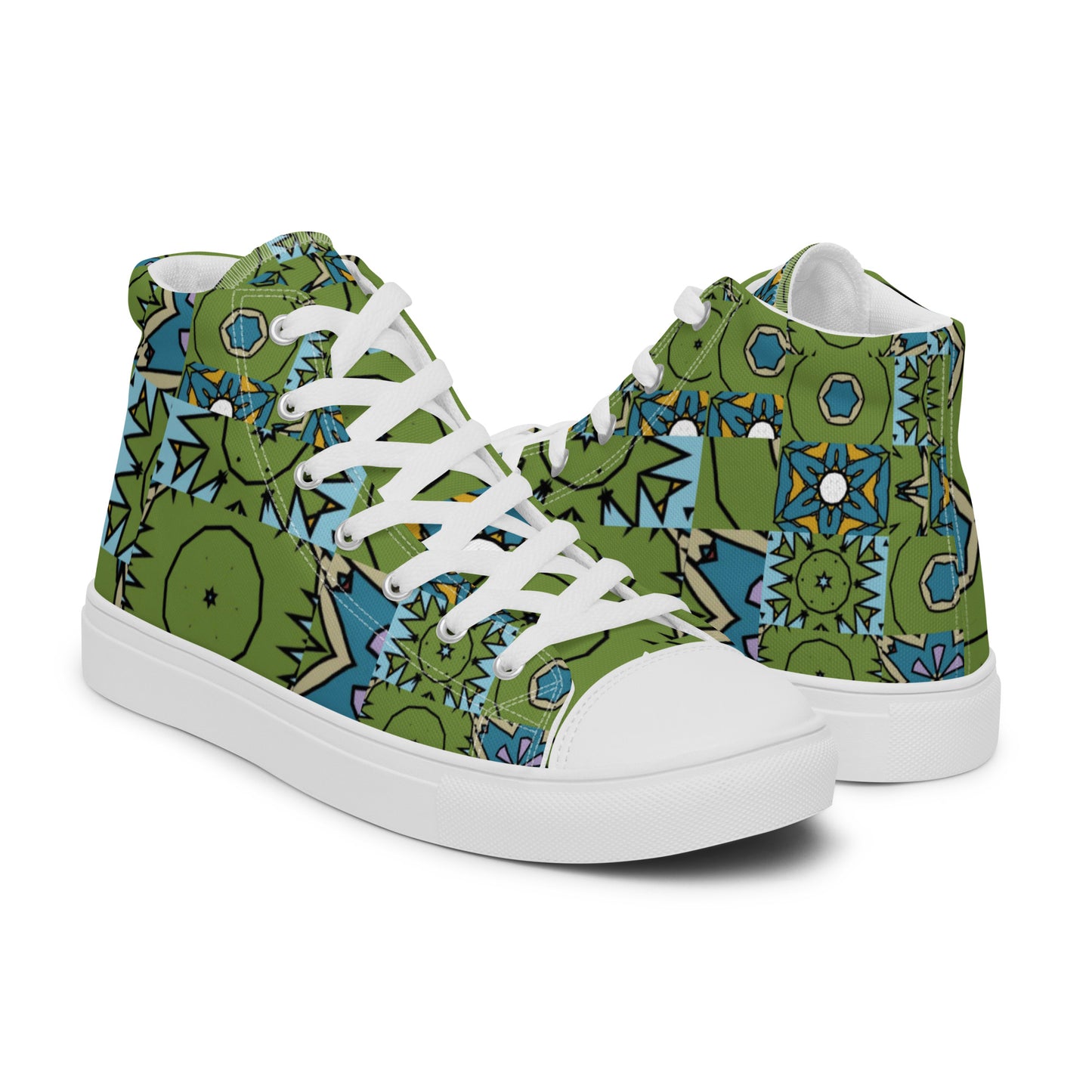 Women’s high top canvas shoes