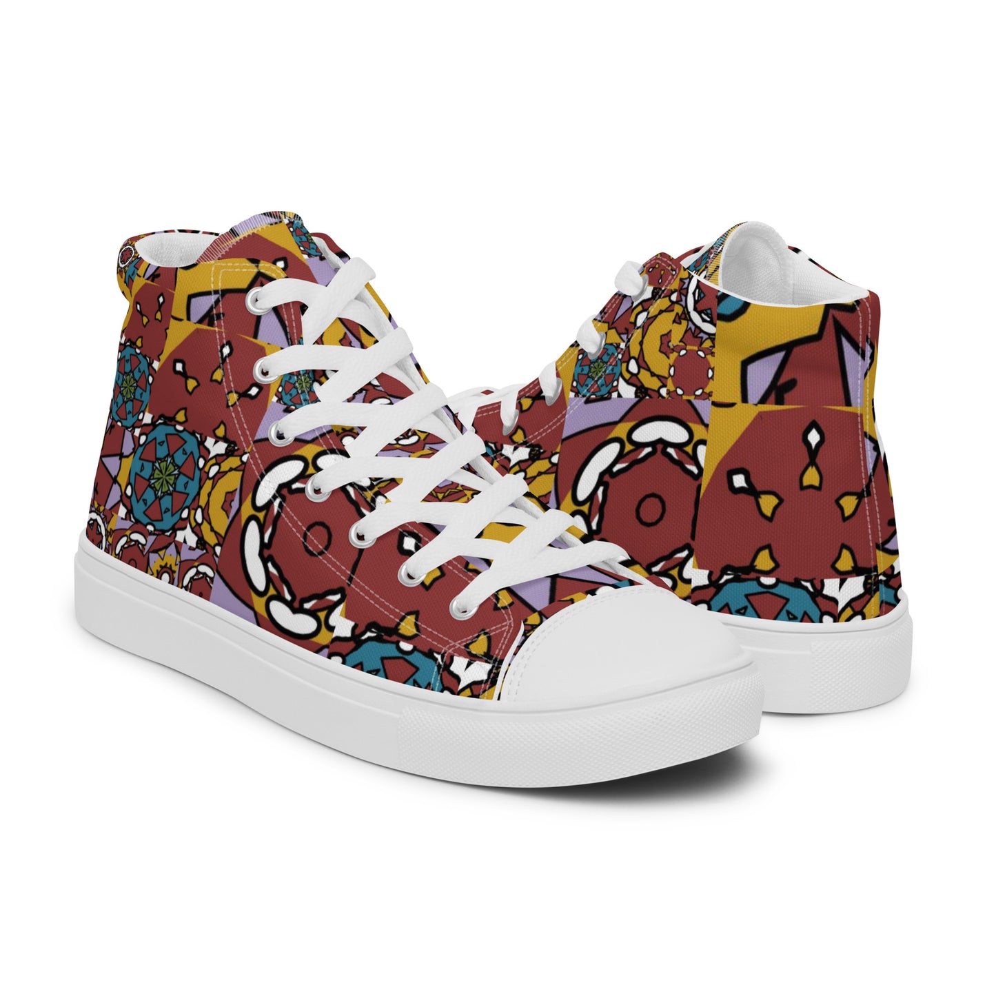 Women’s high top canvas shoes