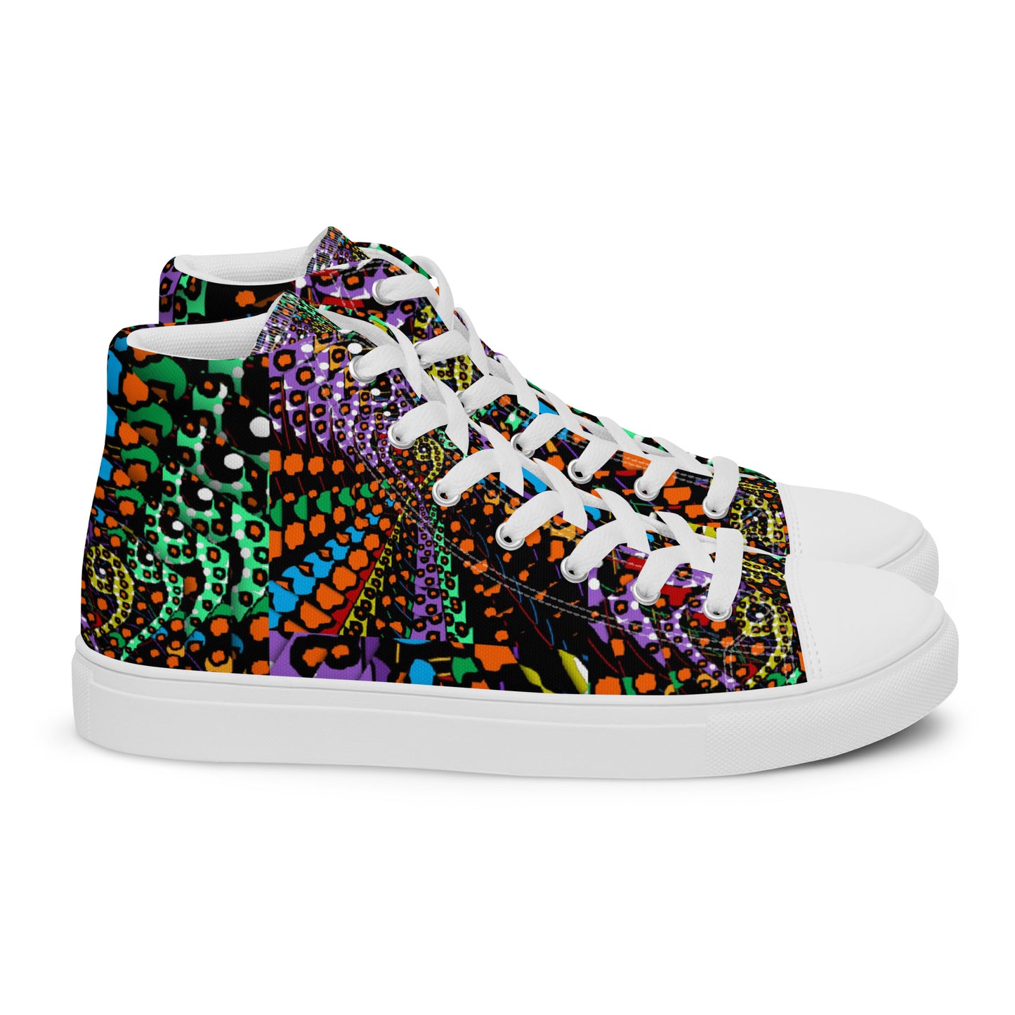 Women’s high top canvas shoes