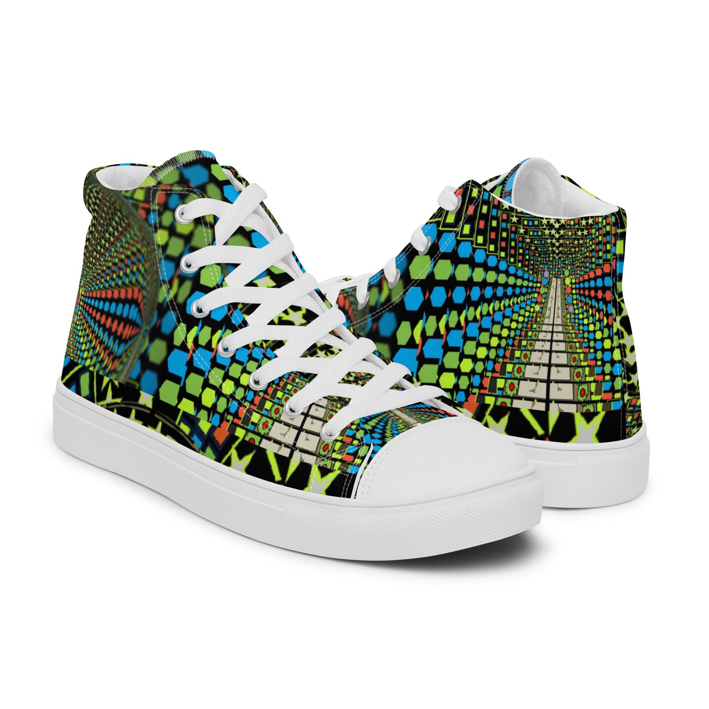 Women’s high top canvas shoes