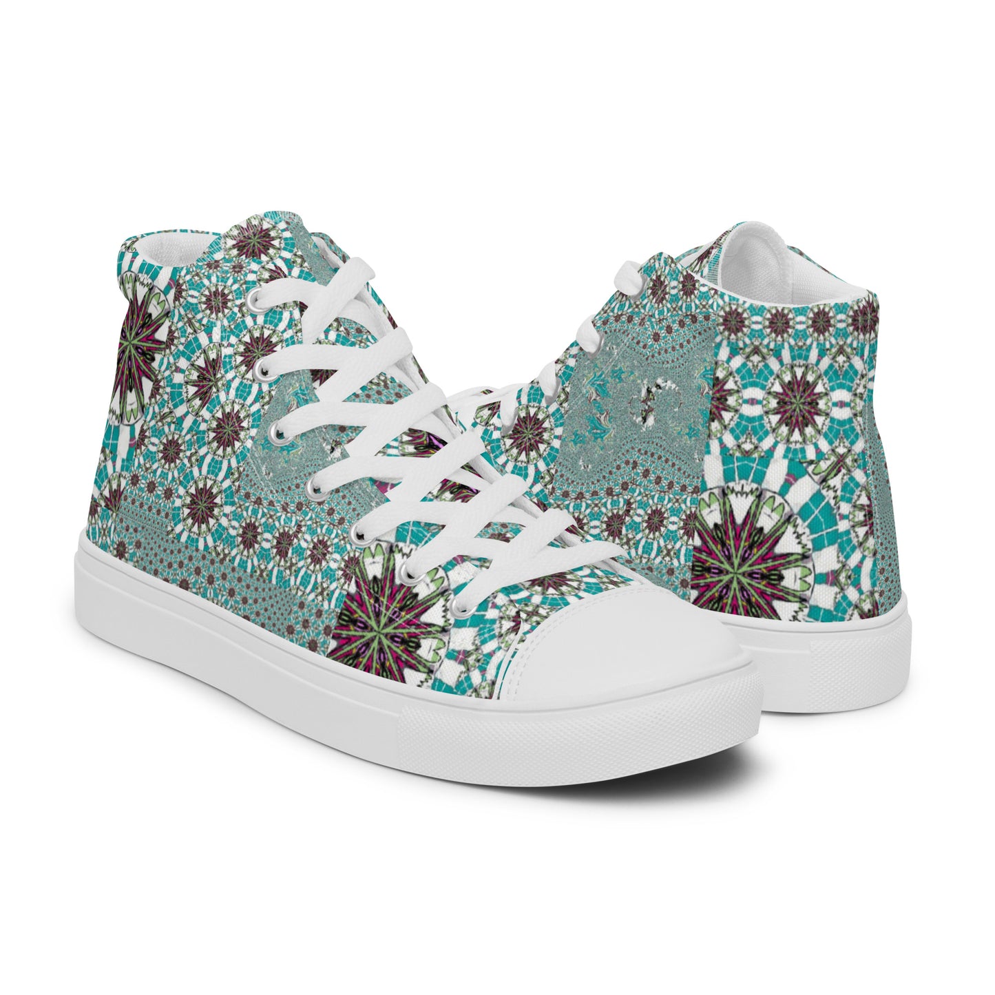 Women’s high top canvas shoes